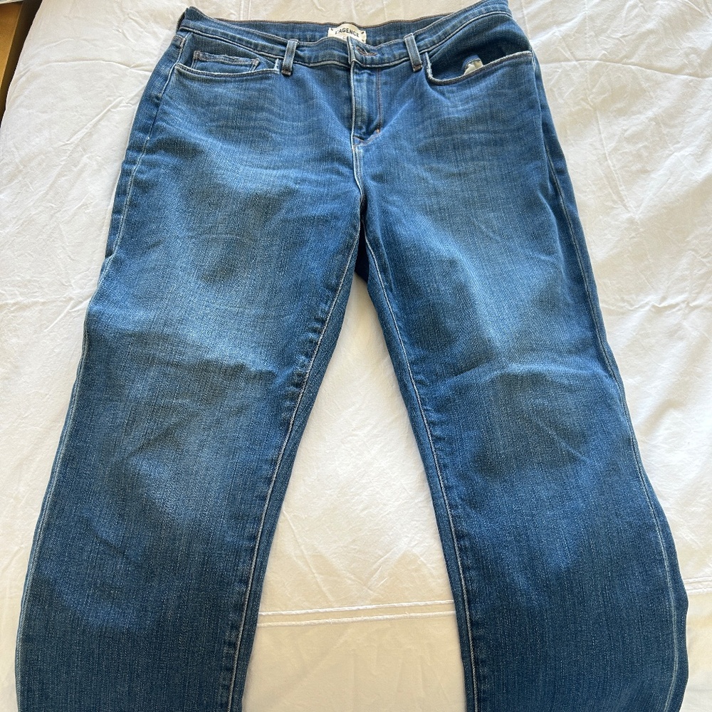 L’ AGENCE Bootcut Jeans lightly worn